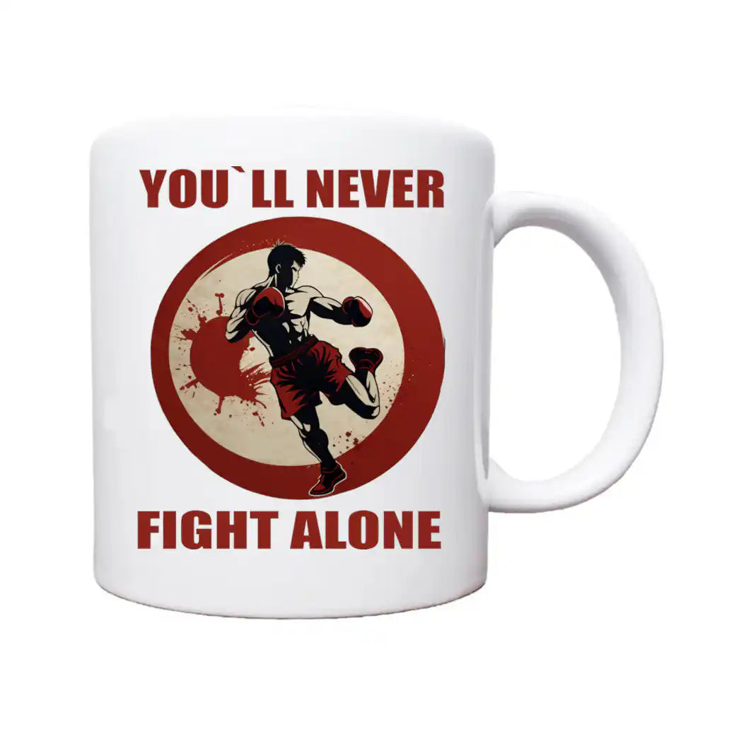 Dynamix Athletics Kaffeetasse "You´ll never fight alone"