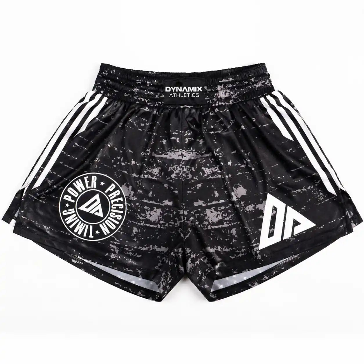 Dynamix Athletics Kickboxing Shorts Lava Schwarz/Grau