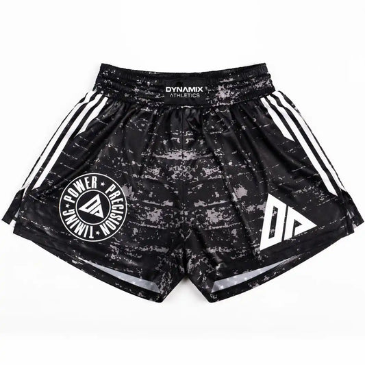 Dynamix Athletics Kickboxing Shorts Lava Schwarz/Grau