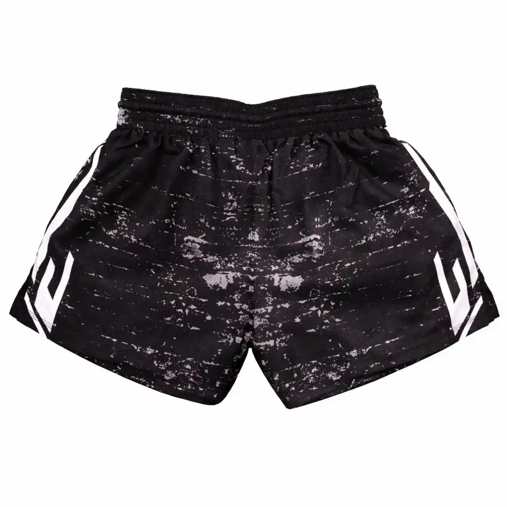 Dynamix Athletics Kickboxing Shorts Lava Schwarz/Grau