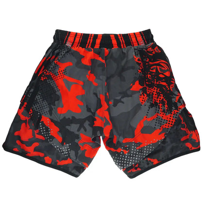 Dynamix Athletics MMA Fight Shorts Predatex Red Camo