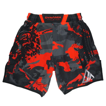 Dynamix Athletics MMA Fight Shorts Predatex Red Camo