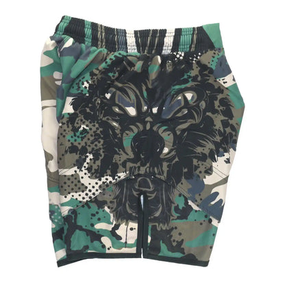 Dynamix Athletics MMA Fight Shorts Predatex Woodland Camo