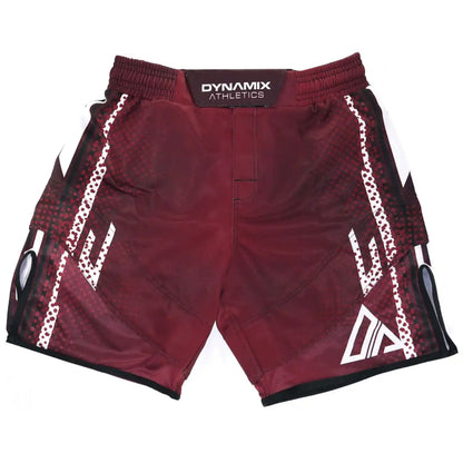 Dynamix Athletics MMA Fight Shorts Sharp Burgundy