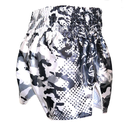 Dynamix Athletics Muay Thai Shorts Predatex Snow Camo