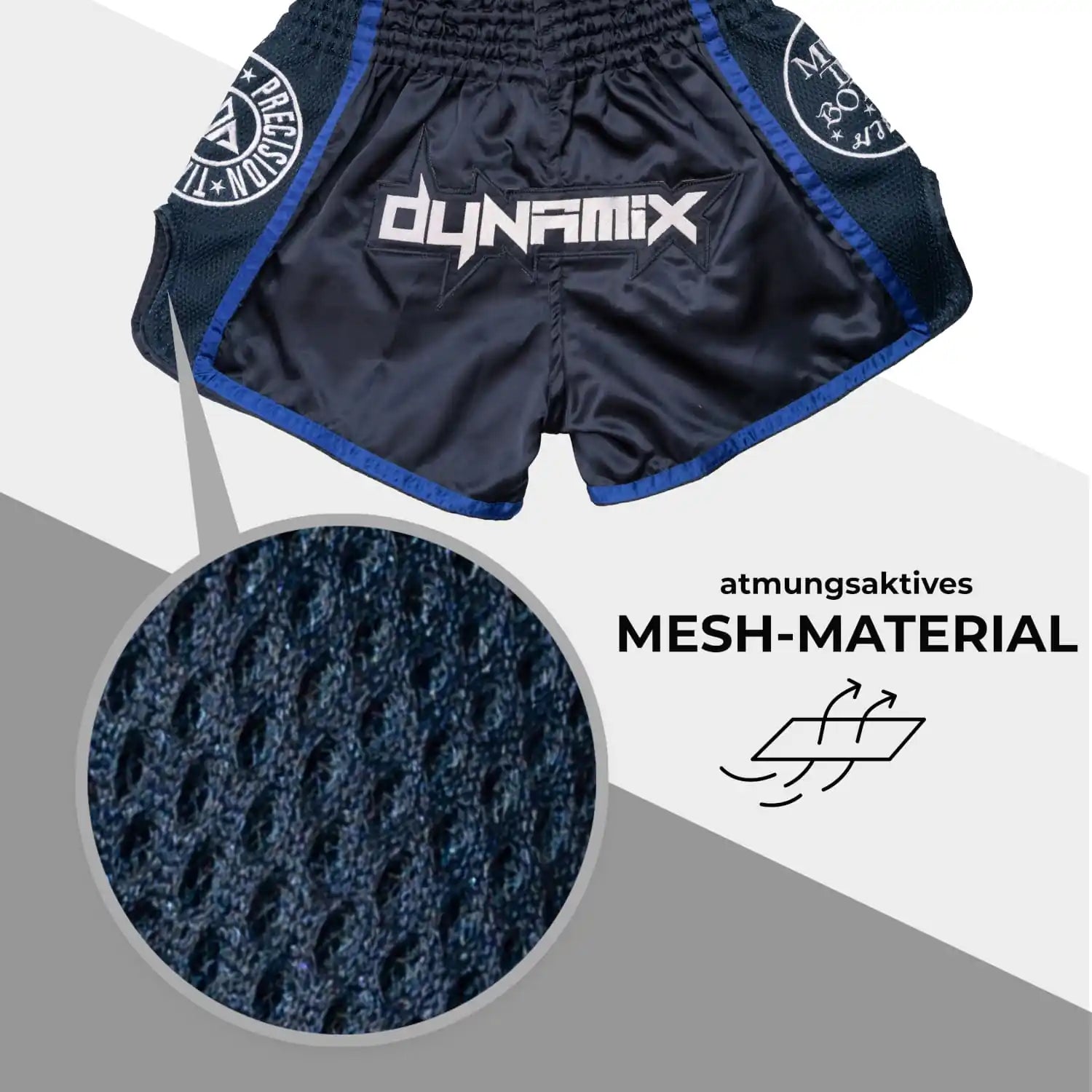 Dynamix Athletics Muay Thai Shorts Warpath Navyblau