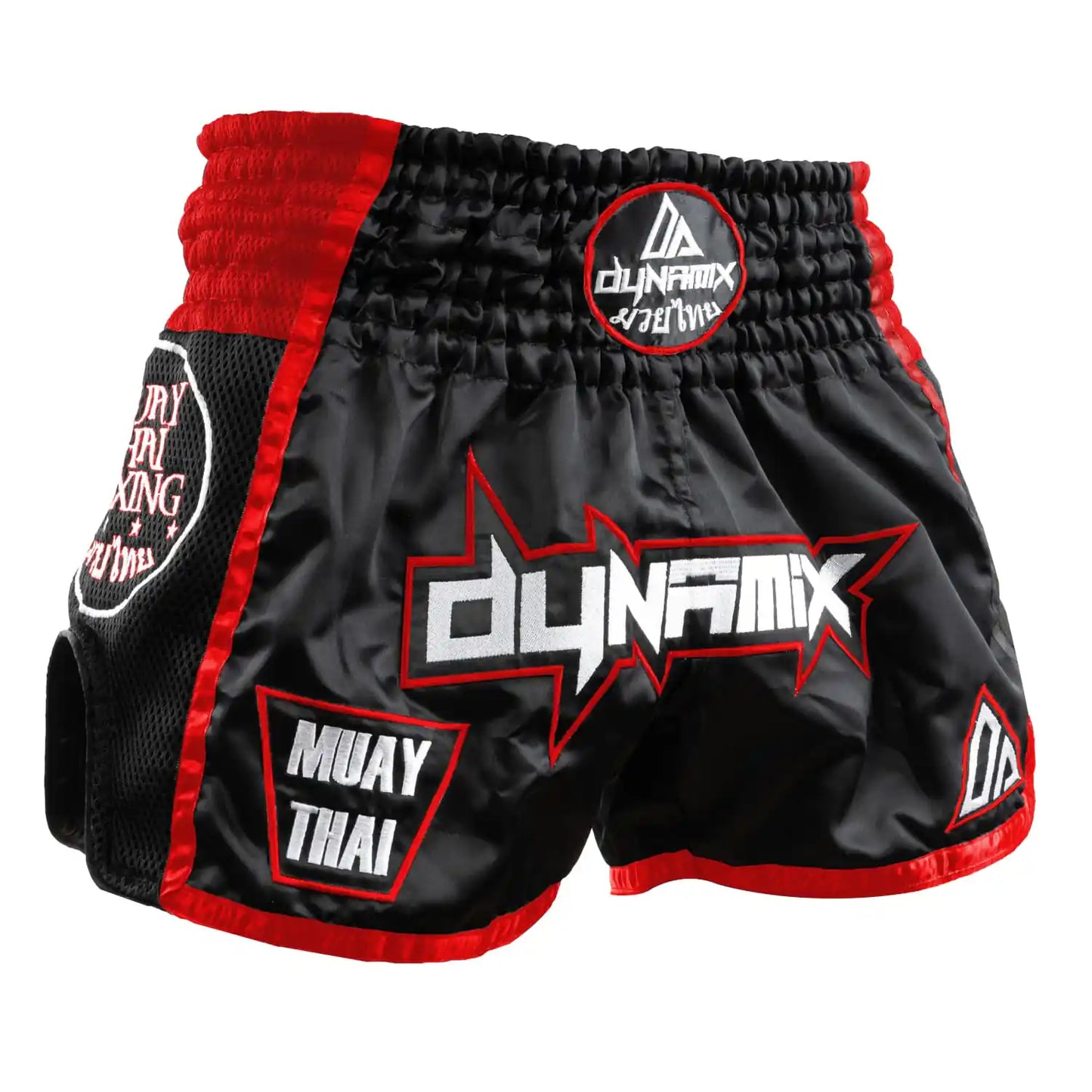 Dynamix Athletics Muay Thai Shorts Warpath Schwarz/Rot