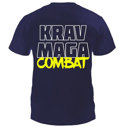 Dynamix Athletics T-Shirt Krav Maga Combat V2 Navy Blau