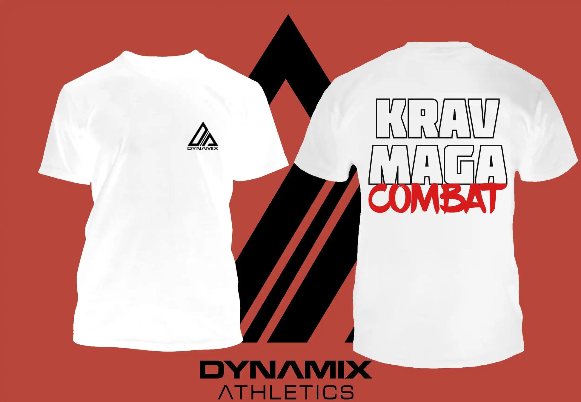 Dynamix Athletics T-Shirt Krav Maga Combat V2 Weiß