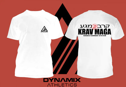 Dynamix Athletics T-Shirt Krav Maga Combat Weiß
