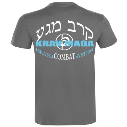 Dynamix Athletics T-Shirt Krav Maga System Grau/Blau