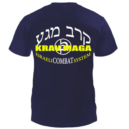 Dynamix Athletics T-Shirt Krav Maga System Navy Blau