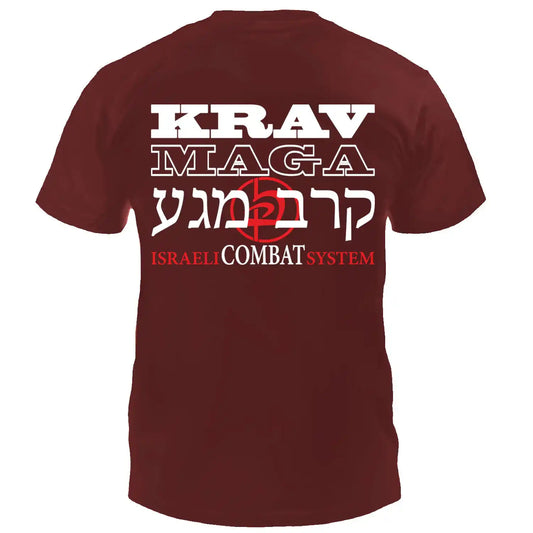 Dynamix Athletics T-Shirt Krav Maga Team Burgundy