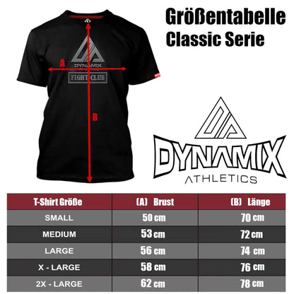 Dynamix Athletics T-Shirt MMA Fight 1 Navy Blau