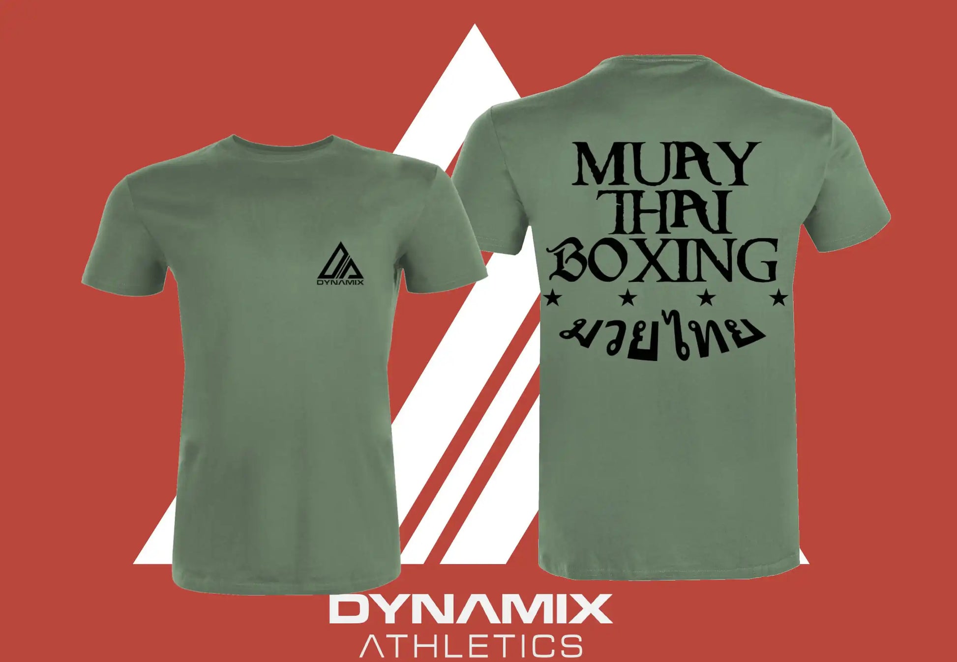 Dynamix Athletics T-Shirt Muay Thai Boxing Military