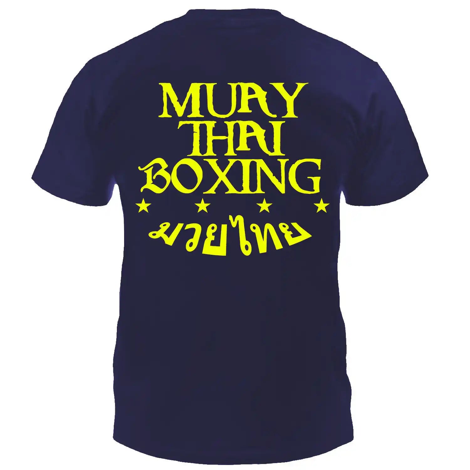 Dynamix Athletics T-Shirt Muay Thai Boxing Navy Blau