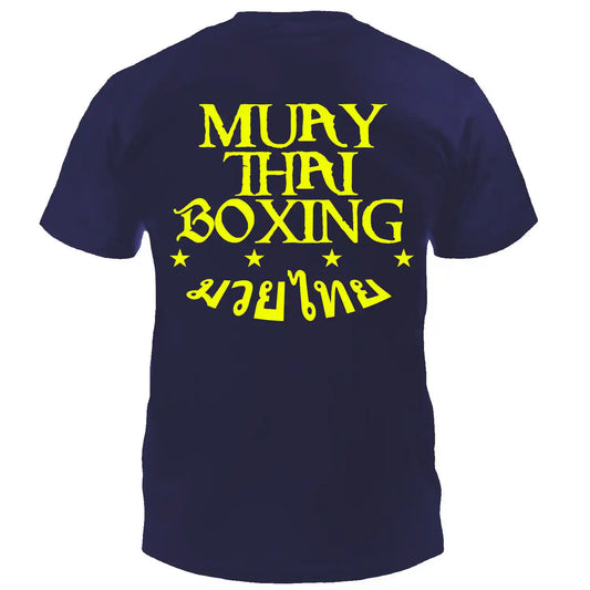 Dynamix Athletics T-Shirt Muay Thai Boxing Navy Blau