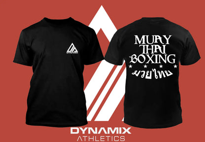 Dynamix Athletics T-Shirt Muay Thai Boxing Schwarz