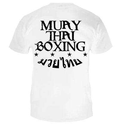 Dynamix Athletics T-Shirt Muay Thai Boxing Weiß