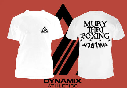 Dynamix Athletics T-Shirt Muay Thai Boxing Weiß