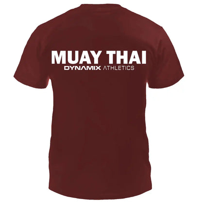 Dynamix Athletics T-Shirt Muay Thai Classic Burgundy
