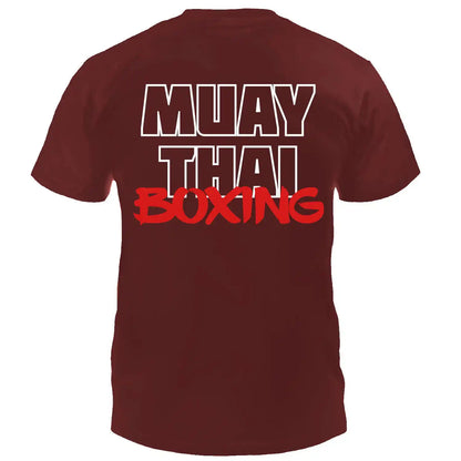 Dynamix Athletics T-Shirt Muay Thai Life Burgundy