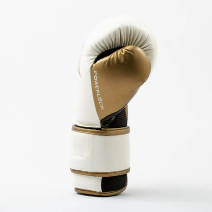 Everlast Boxhandschuhe Powerlock 2R Weiß/Gold