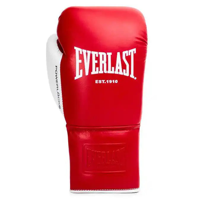 Everlast Boxhandschuhe Powerlock OG Pro Fight Rot/Weiß