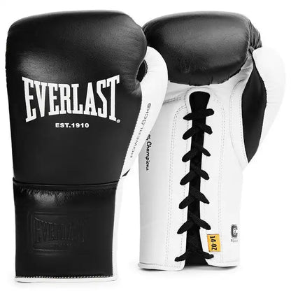 Everlast Boxhandschuhe Powerlock Pro OG Laced Schwarz