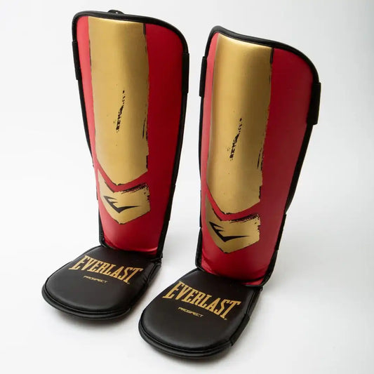 Everlast Kinder Schienbeinschoner Prospect Rot/Gold