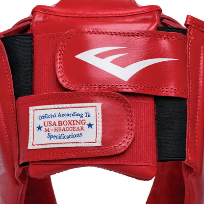 Everlast Wettkampf Kopfschutz Amateur Rot