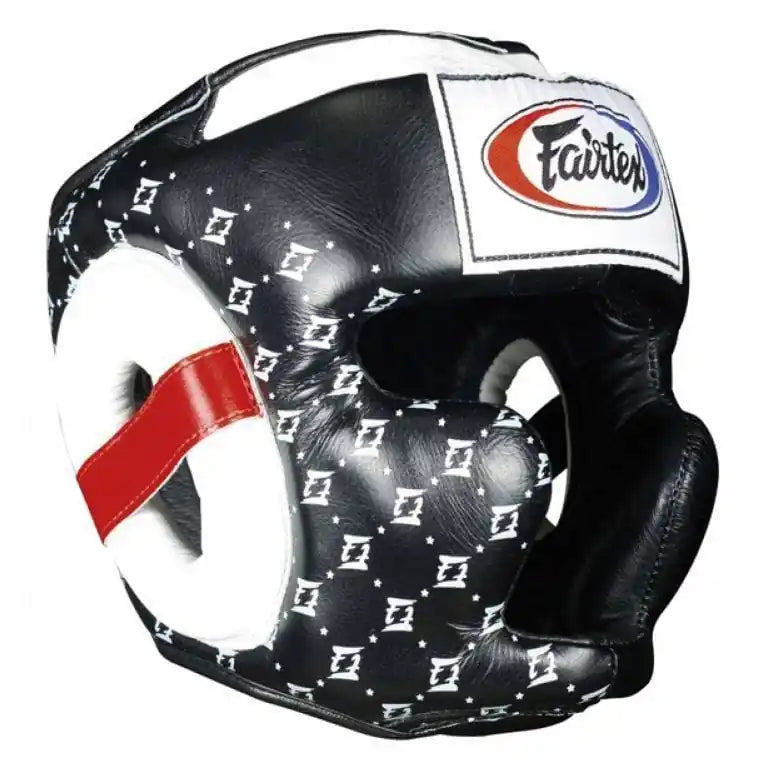 Fairtex Kopfschutz Super Sparring HGL-10 Schwarz