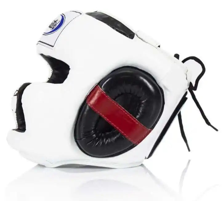 Fairtex Kopfschutz Super Sparring HGL-10 Weiß