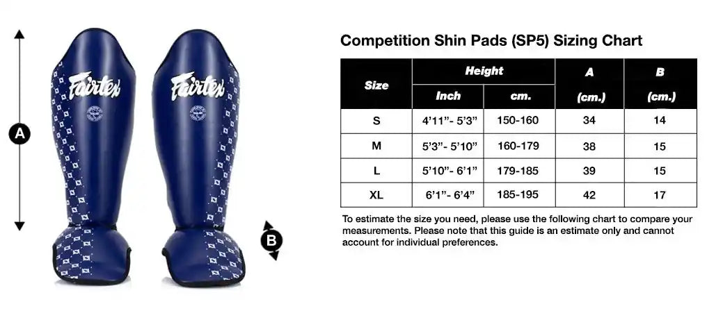 Fairtex Schienbeinschoner SP5 Competition
