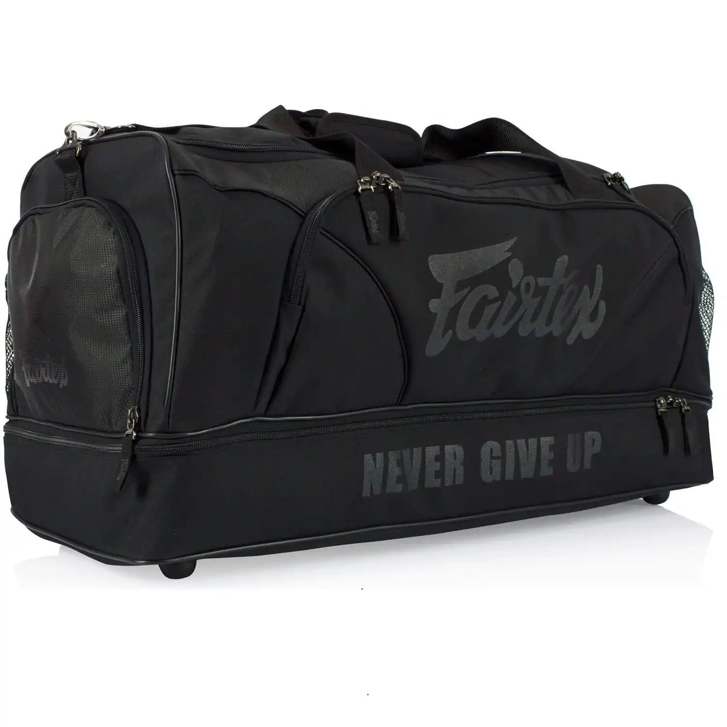 Fairtex Sporttasche Never Give Up Schwarz