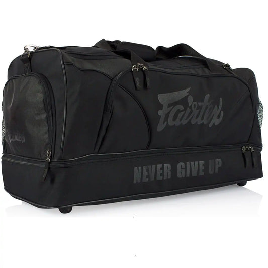 Fairtex Sporttasche Never Give Up Schwarz