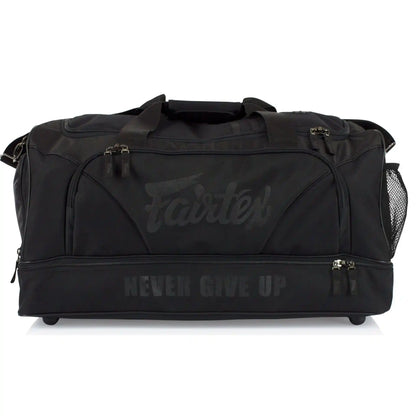 Fairtex Sporttasche Never Give Up Schwarz