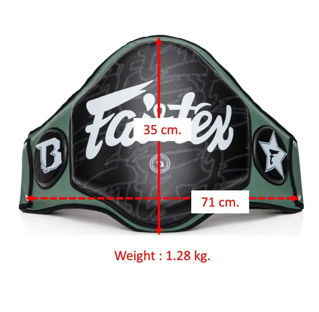 Fairtex X Booster Belly Pad Bauchpratze Schwarz