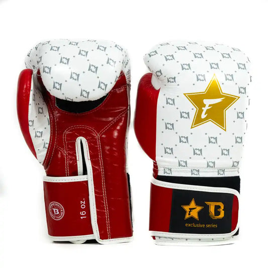 Fairtex X Booster Boxhandschuhe BG Star Weiß/Rot