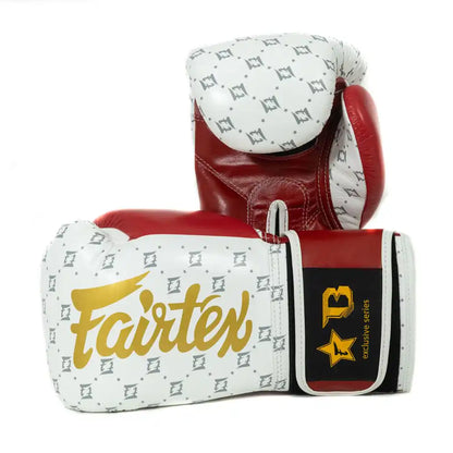 Fairtex X Booster Boxhandschuhe BG Star Weiß/Rot