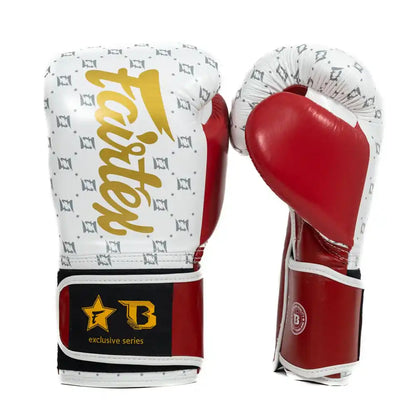 Fairtex X Booster Boxhandschuhe BG Star Weiß/Rot