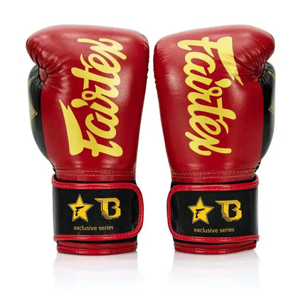 Fairtex X Booster Boxhandschuhe BG V2 Rot/Schwarz/Gold