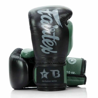 Fairtex X Booster Boxhandschuhe BG V2 Schwarz/Grau/Grün