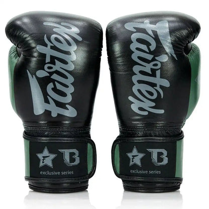 Fairtex X Booster Boxhandschuhe BG V2 Schwarz/Grau/Grün