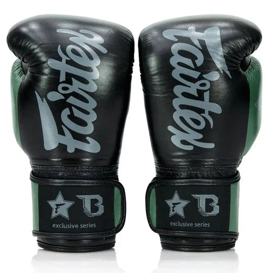 Fairtex X Booster Boxhandschuhe BG V2 Schwarz/Grau/Grün