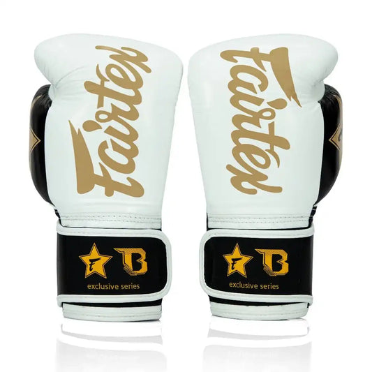 Fairtex X Booster Boxhandschuhe BG V2 Weiß/Schwarz/Gold