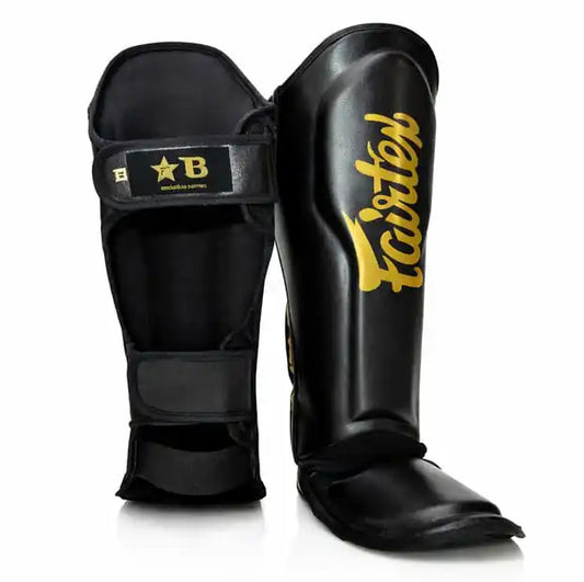 Fairtex X Booster Schienbeinschoner SG Schwarz/Gold