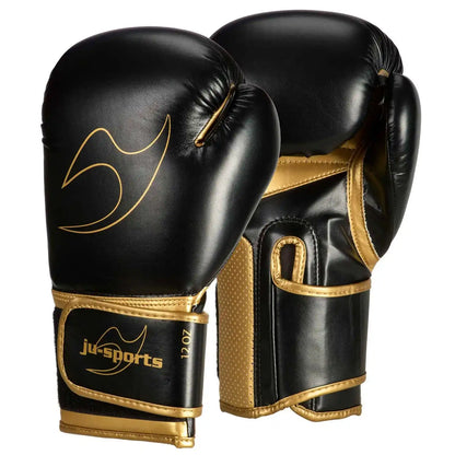 Ju-Sports Boxhandschuhe Training 2.0 Schwarz/Gold