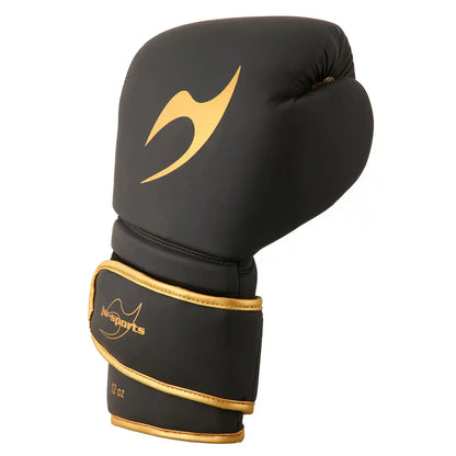 Ju-Sports Boxhandschuhe Training Pro Schwarz/Gold 12oz
