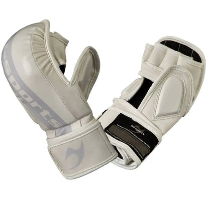 Ju-Sports MMA Sparring Handschuhe Carbon "Paladin" Weiß